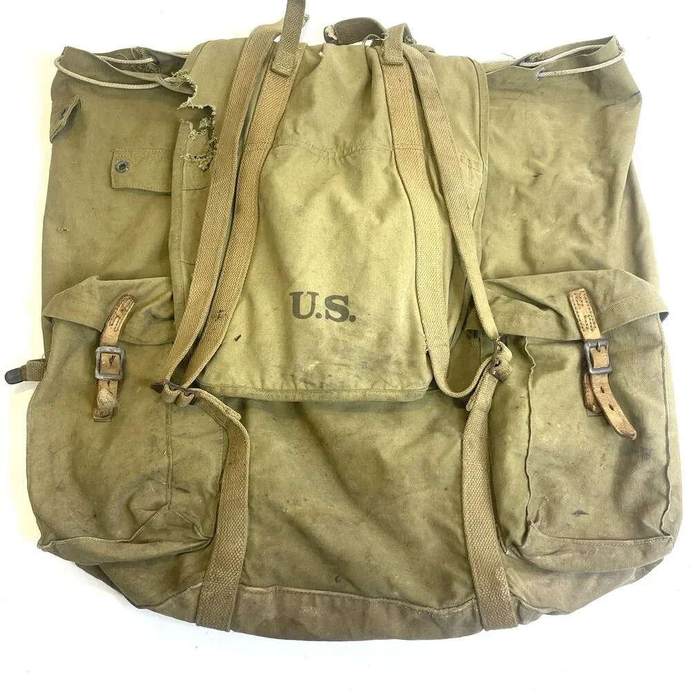 US Army WW2 Mountain Rucksack Avery 1943‎ Size 18x21x7